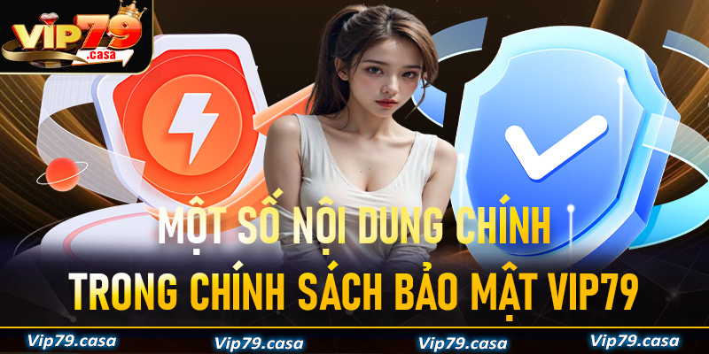 Một số nội dung chính trong chính sách bảo mật VIP79